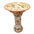 Mexican Talavera Birdbath Butterflies